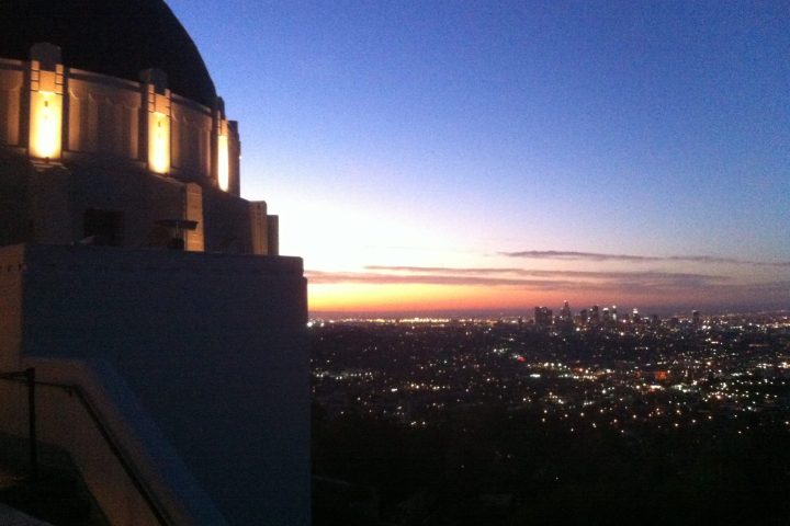 Sunrise over Los Angeles